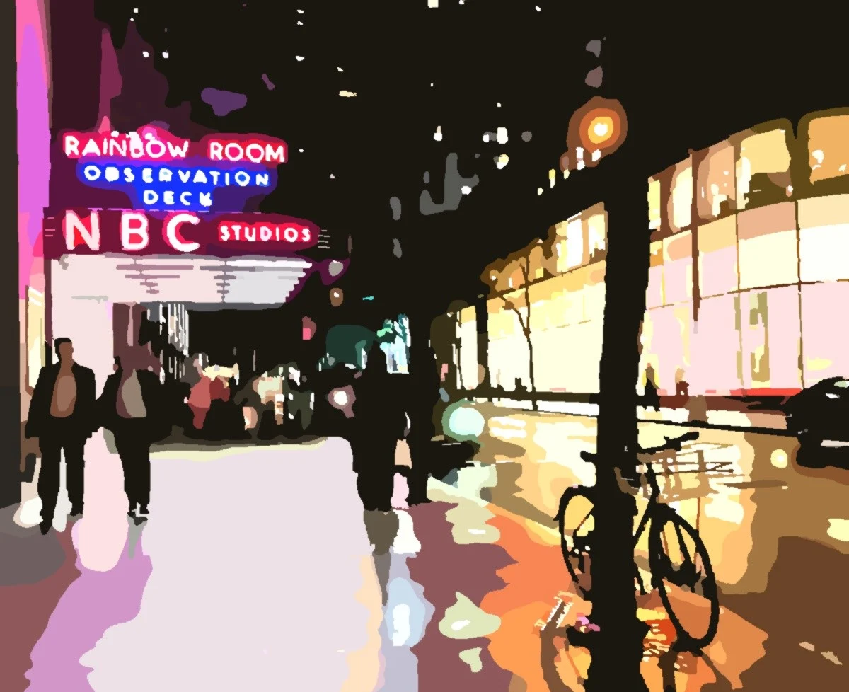 Dusk on Broadway